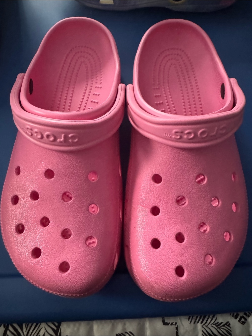 CROCS Pink Classic Clog Mules